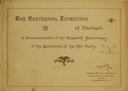Cover of: The Centennial exposition of Cincinnati | Adolph Wittermann