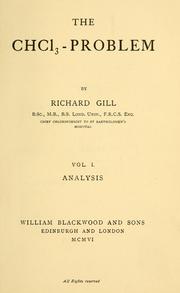Cover of: The CHCl[subscript 3]-problem | Richard Gill