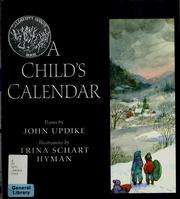 Cover of: A child's calendar