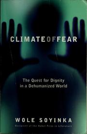 Cover of: Climate of fear by Wole Soyinka