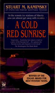 Cover of: A Cold Red Sunrise by Stuart M. Kaminsky