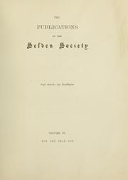 Cover of: The court baron: being precedents for use in seignorial and other local courts, together with select pleas from the Bishop of Ely's court of Littleport