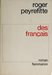 Cover of: Des Français by Roger Peyrefitte