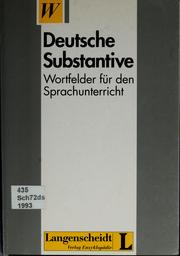 Cover of: Deutsche substantive