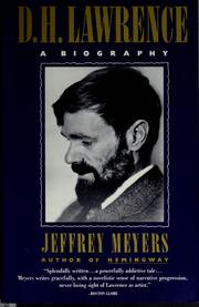 Cover of: D.H. Lawrence by Jeffrey Meyers