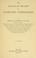 Cover of: The diagnosis and treatment of pulmonary tuberculosis.
