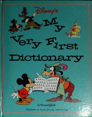 Cover of: Disney's my very first dictionary