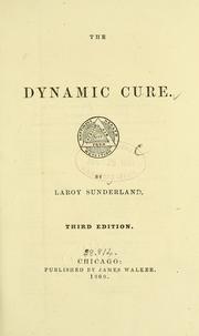 Cover of: The dynamic cure