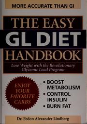 Cover of: The easy GL diet handbook: lose weight with the revolutionary glycemic load program
