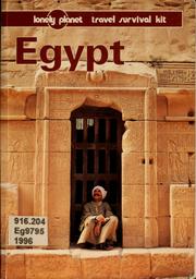 Cover of: Egypt: a Lonely Planet travel survival kit