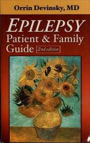 Cover of: Epilepsy: patient and family guide
