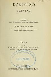 Cover of: Euripidis Fabulae by Euripides