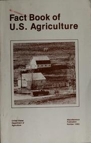 Cover of: Fact book of U.S. Agriculture