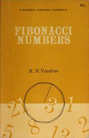 Cover of: Fibonacci numbers. by Vorobʹev, N. N.