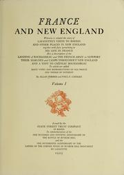 Cover of: France and New England by Allan Forbes