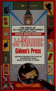 Cover of: Gideon's press