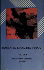 Cover of: Guajana: tres décadas de poesía 1962-1992