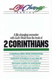 Cover of: A Navpress Bible Study on the Book of 2 Corinthians (Life Change Series)