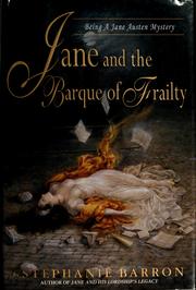 Cover of: Jane and the barque of frailty