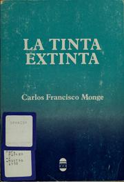 Cover of: La tinta extinta, 1987-1989