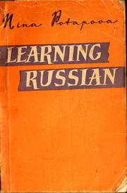 Cover of: Learning Russian by Nina Potapova