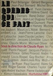 Cover of: Le Québec qui se fait.