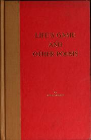 Cover of: Life's game: and other poems