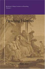 Preaching Hebrews by David Fleer, Dave Bland