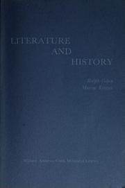 Cover of: Literature and history by Ralph Cohen