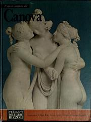 Cover of: L'opera completa del Canova