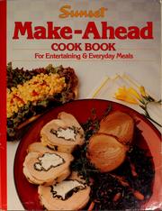 Cover of: Make-ahead cook book