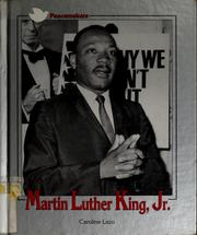 Cover of: Martin Luther King, Jr. by Caroline Evensen Lazo