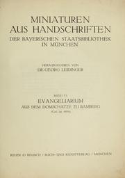 Cover of: Miniaturen aus Handschriften der bayerischen Staatsbibliothek in München