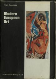 Cover of: Modern European art.: With 207 illus.