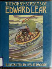 Cover of: The nonsense poems of Edward Lear