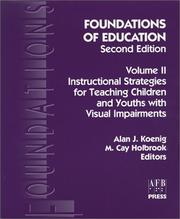 Cover of: Foundations of Education Vol.2, Second Edition