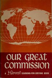 Our great commission by Baptist General Conference of America.