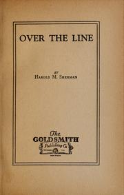 Cover of: Over the line