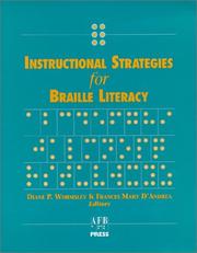 Cover of: Instructional strategies for braille literacy