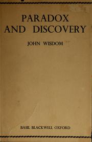 Cover of: Paradox and discovery