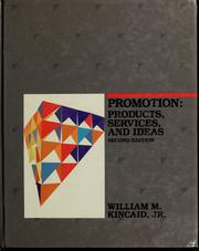 Cover of: Promotion--products, services, and ideas