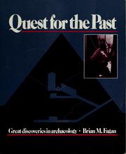 Cover of: Quest for the past: great discoveries in archaeology