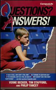 Cover of: Questions? Answers! by Verne Becker