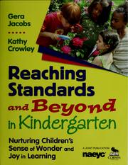 Cover of: Reaching standards and beyond in kindergarten by Gera Jacobs