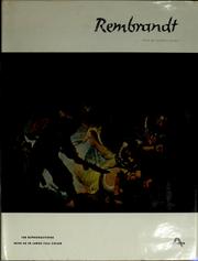 Cover of: Rembrandt: Rembrandt Harmensz van Rijn