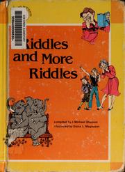 Cover of: Riddles and more riddles by J. Michael Shannon