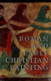 Cover of: Roman and Palaeo-christian painting
