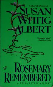 Cover of: Rosemary remembered