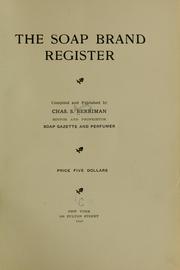 Cover of: The soap brand register by Charles S. Berriman