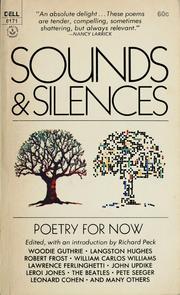 Cover of: Sounds and silences: poetry for now.